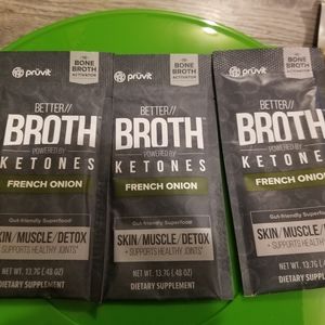 Pruvit french onion keto broth 3 pack sampler